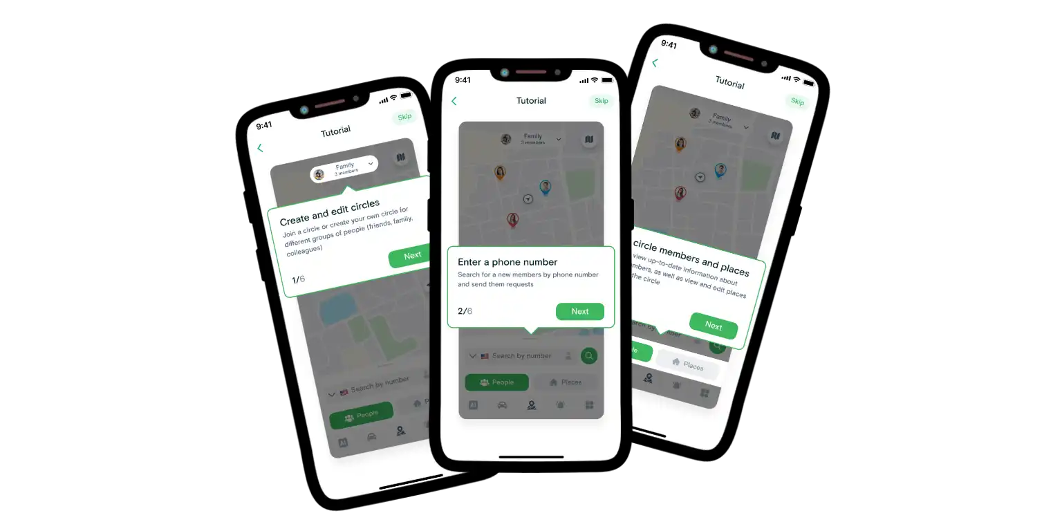 A part of the Number Tracker app interface.